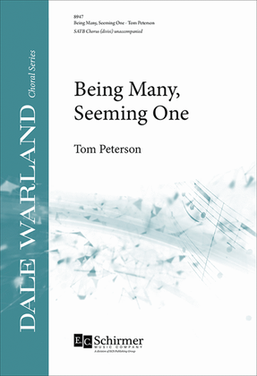 Book cover for Being Many, Seeming One