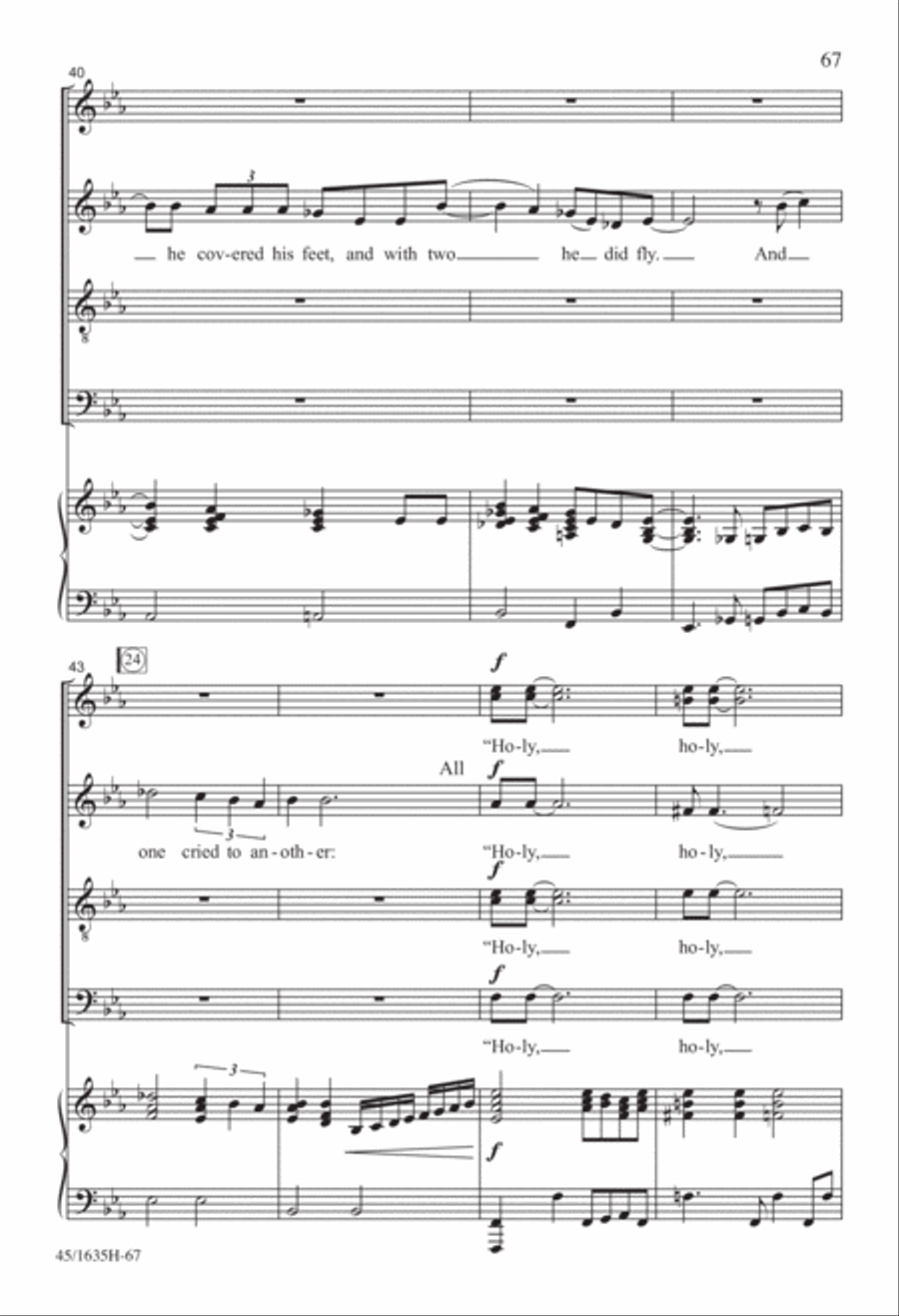 Mass: A Celebration of Love and Joy 4-Part scores gallery preview page 35