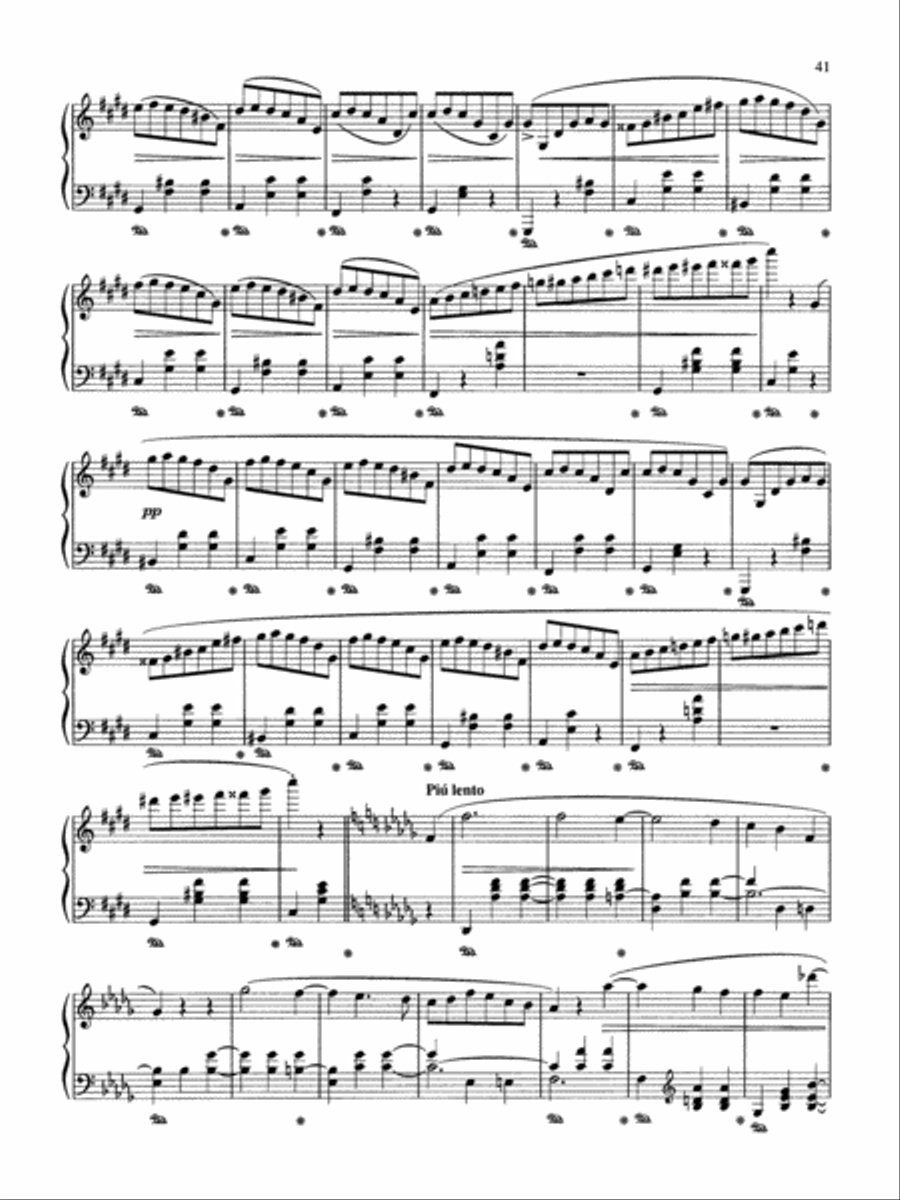 Chopin: Valse, Opus 64, No. 2 Piano Solo scores gallery preview page 2