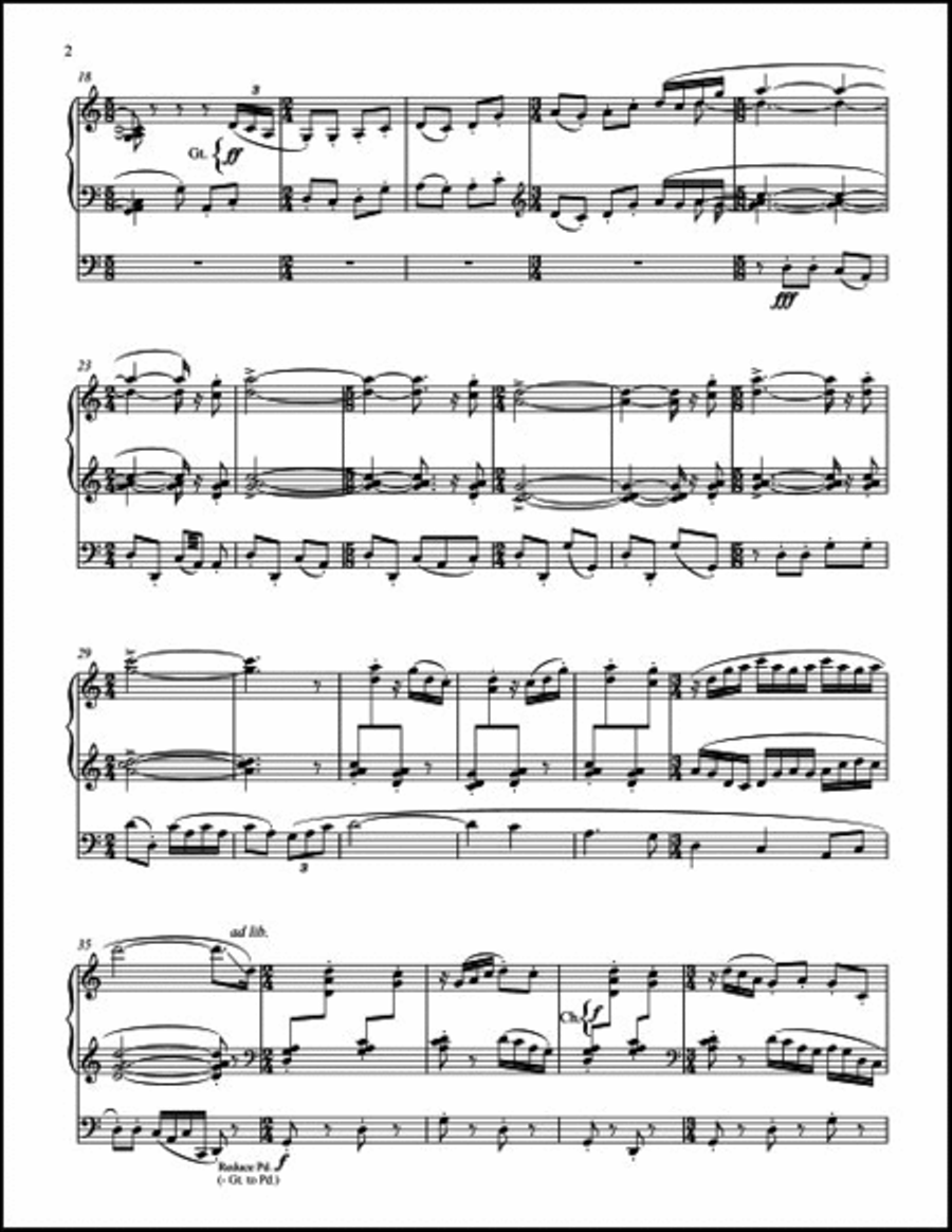O Festive Day Organ scores gallery preview page 4