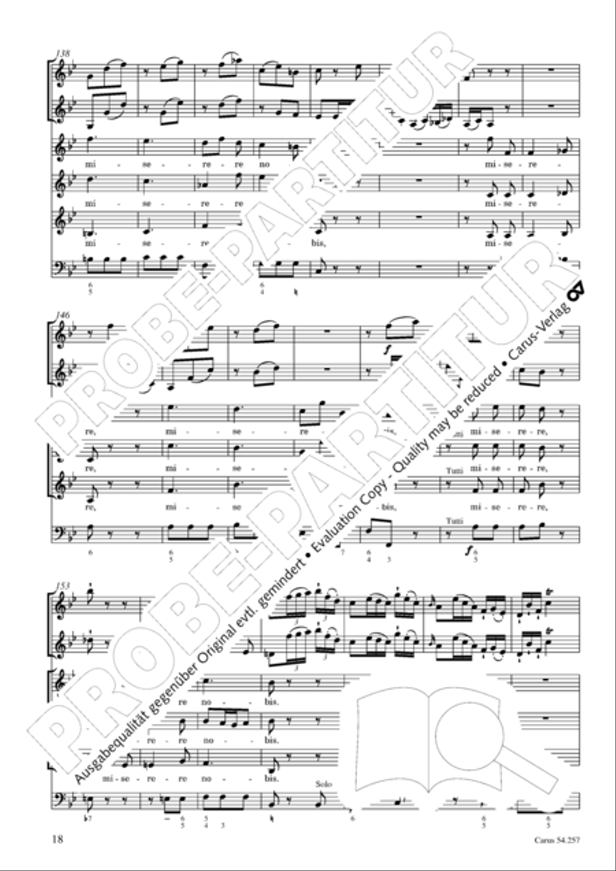 Missa Sancti Aloysii SSA scores gallery preview page 19