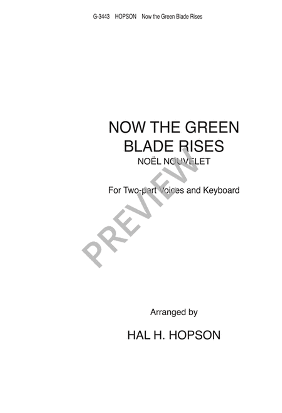 Now the Green Blade Rises 2-Part scores gallery preview page 2