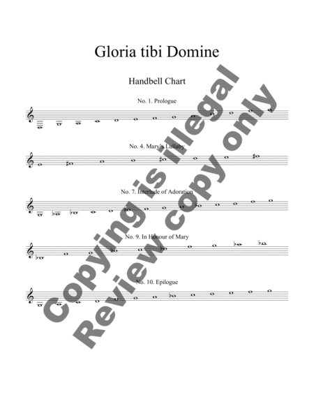 Gloria tibi Domine (A Christmas Carol Sequence) (Full/Vocal Score)