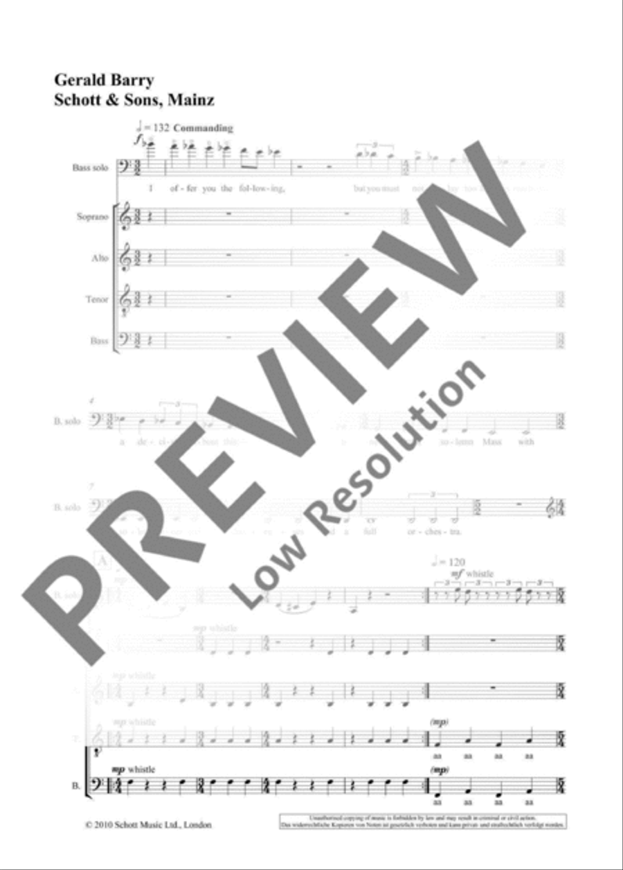 Schott and Sons, Mainz 4-Part scores gallery preview page 8