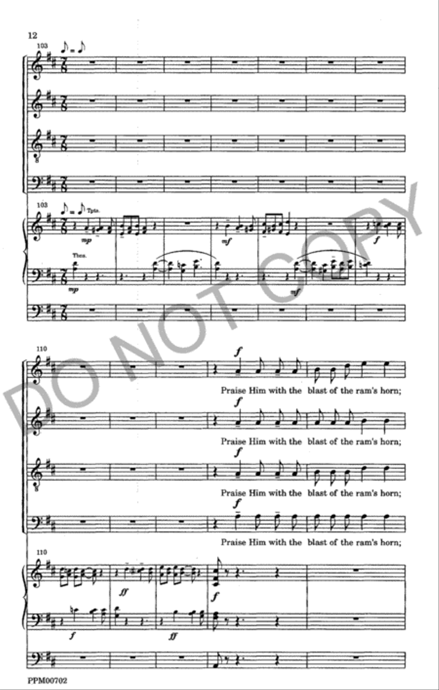 Alleluia! Christ is Risen 4-Part scores gallery preview page 13
