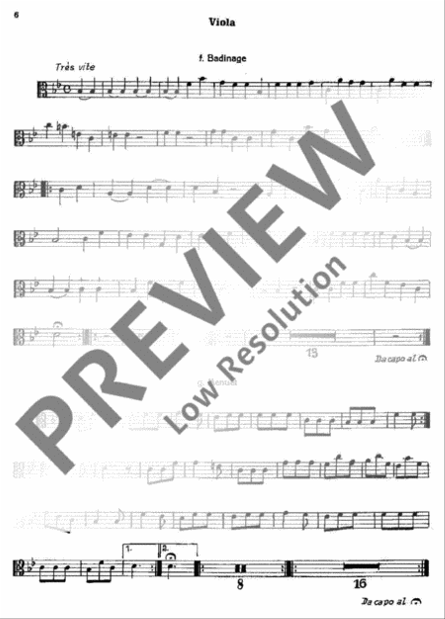 Musique de table Viola scores gallery preview page 6