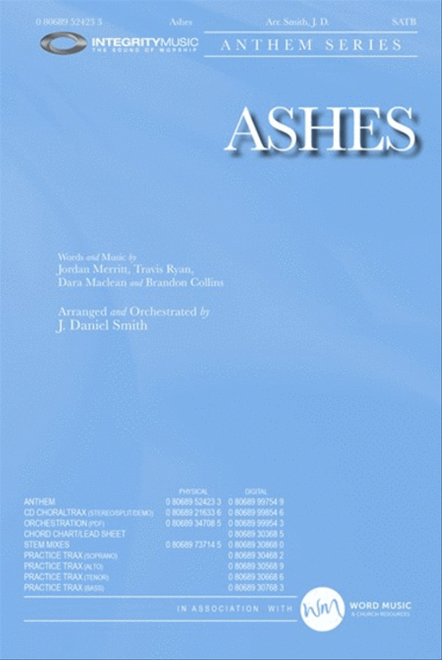 Ashes - CD ChoralTrax