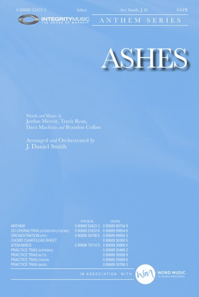 Ashes - CD ChoralTrax