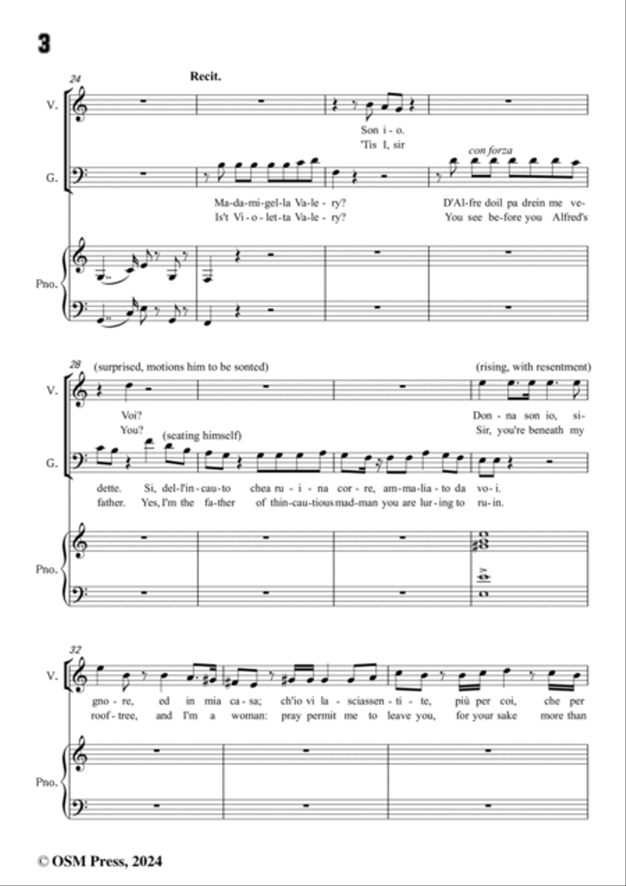 Verdi-Pura siccome un angelo(Recitative and Duet),Act 2 No.8,in a minor Voice scores gallery preview page 4