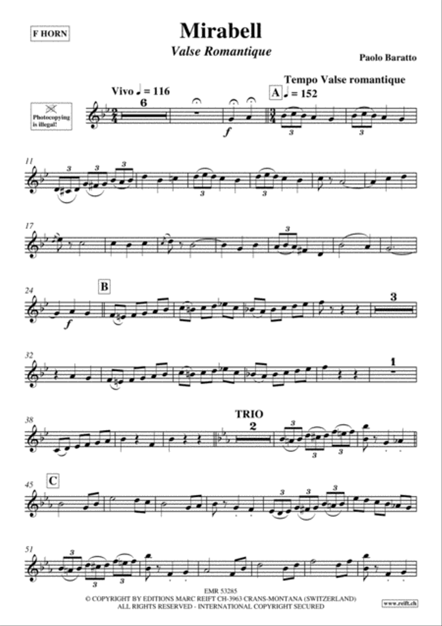 Mirabell Horn scores gallery preview page 2