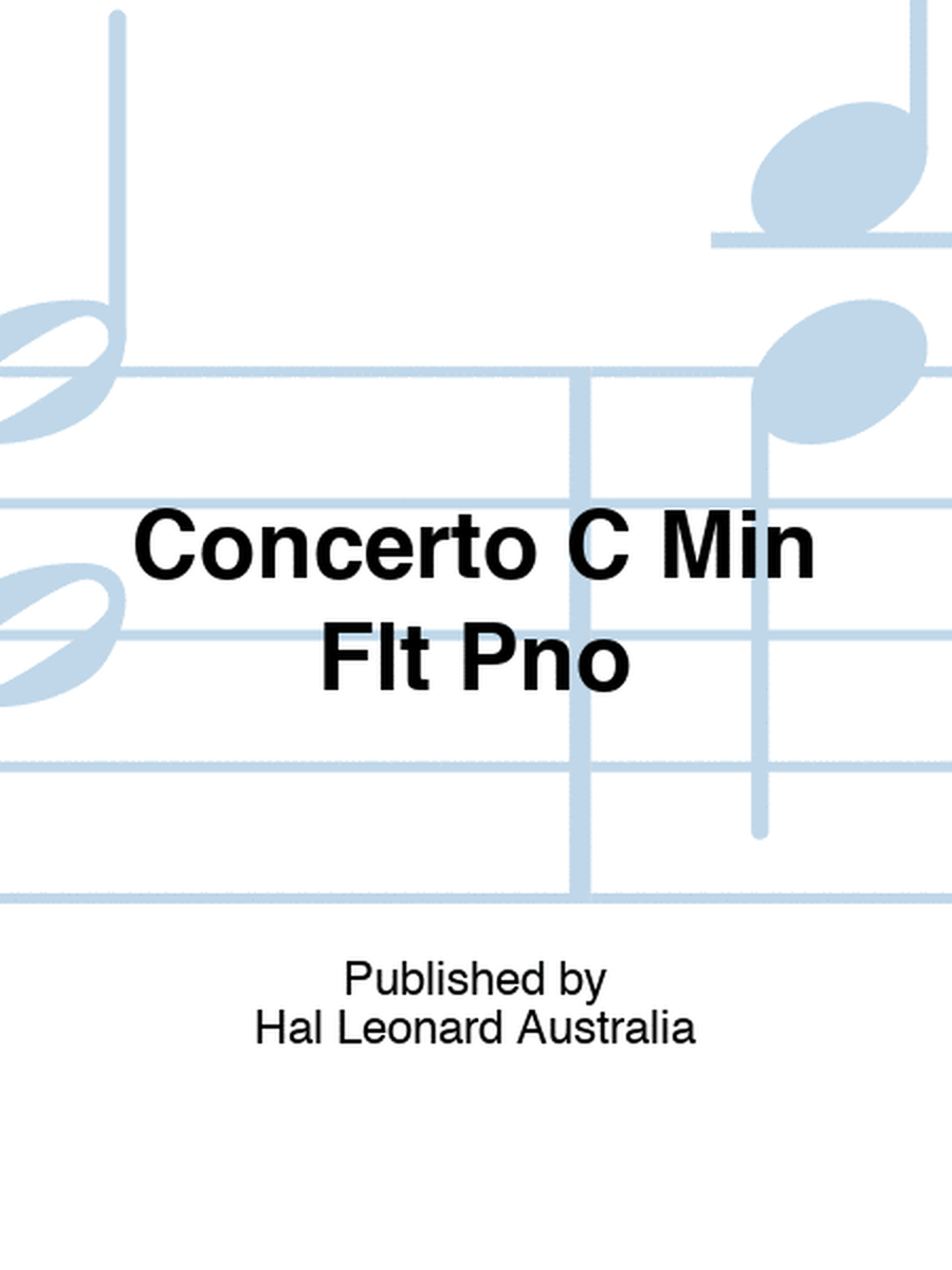 Concerto C Min Flt Pno