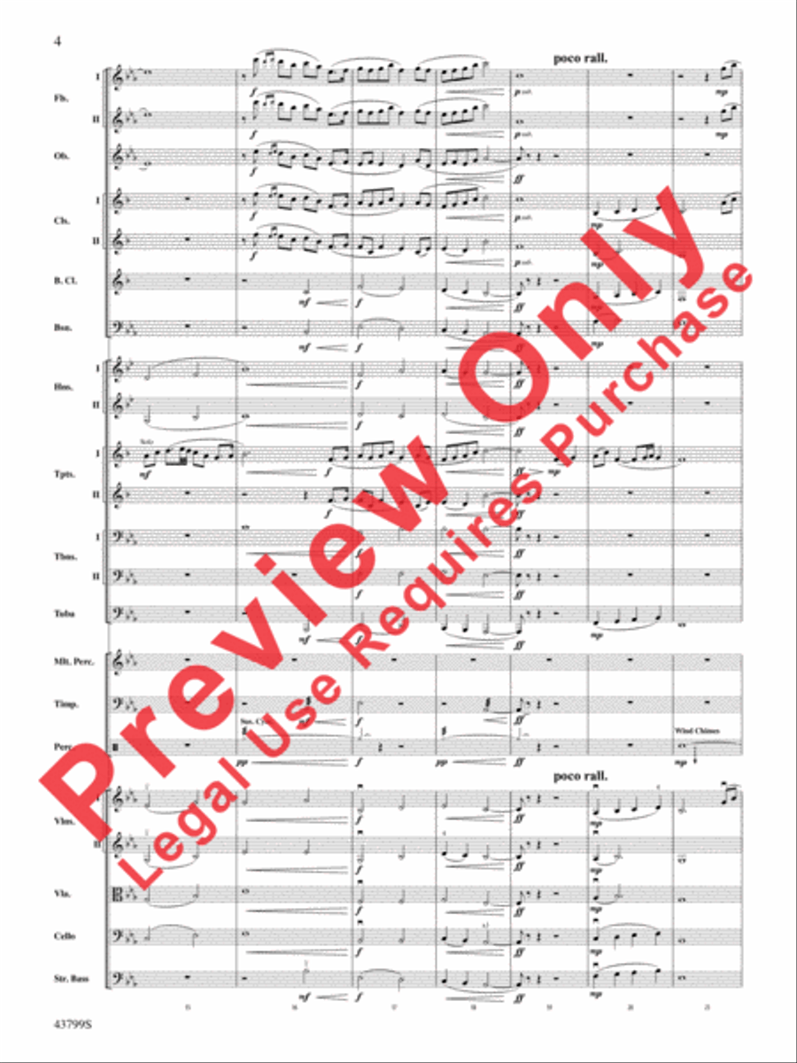 Appalachian Morning Full Orchestra scores gallery preview page 5