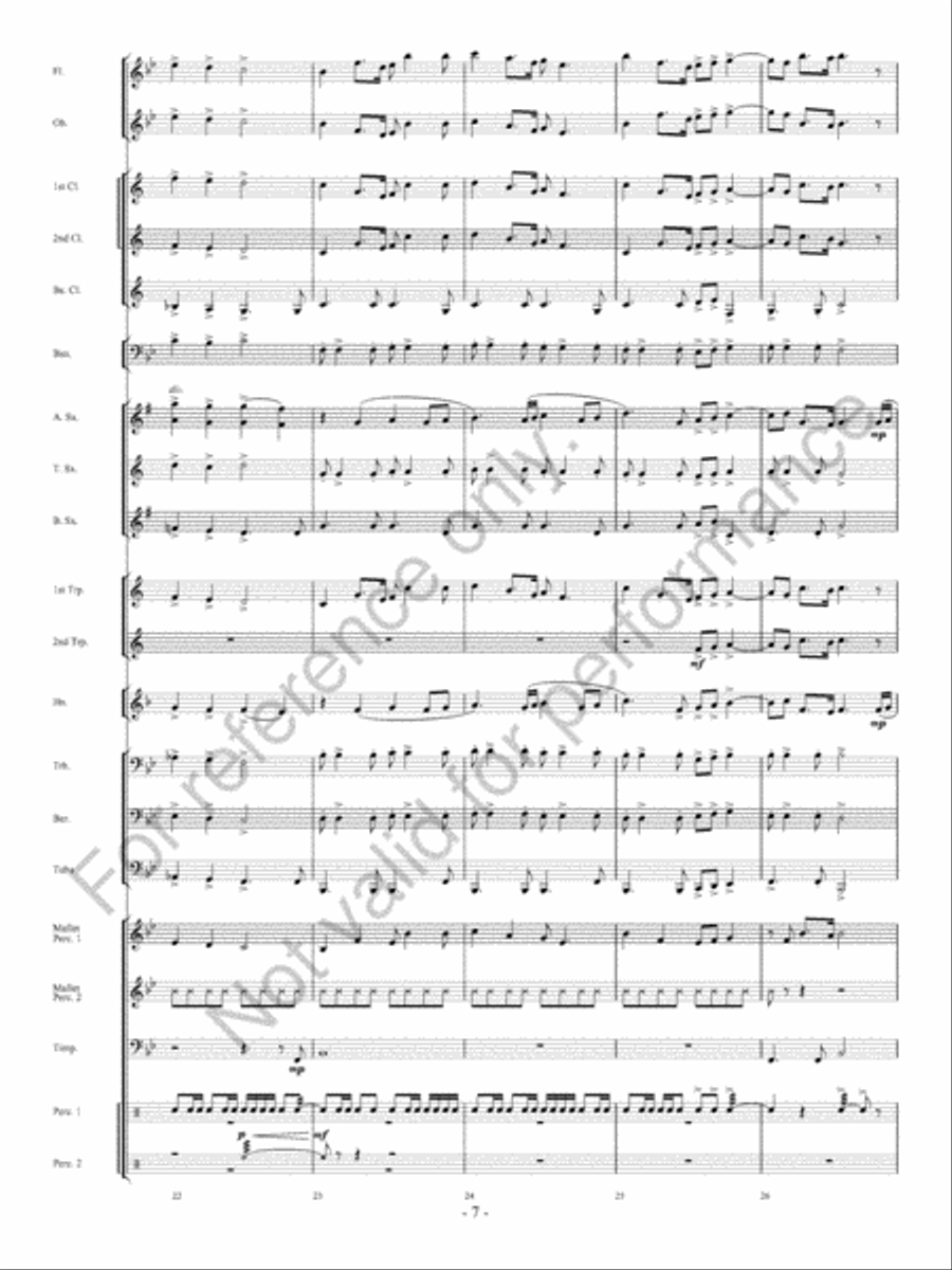 Sedona Concert Band scores gallery preview page 8