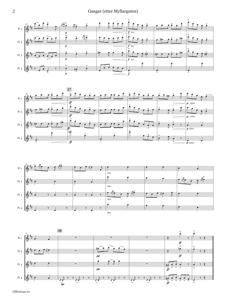 Romantic Quartets of Progressive Difficulty, Volume 1 Woodwind Quartet scores gallery preview page 4