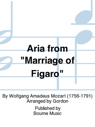 Aria from "Marriage of Figaro"