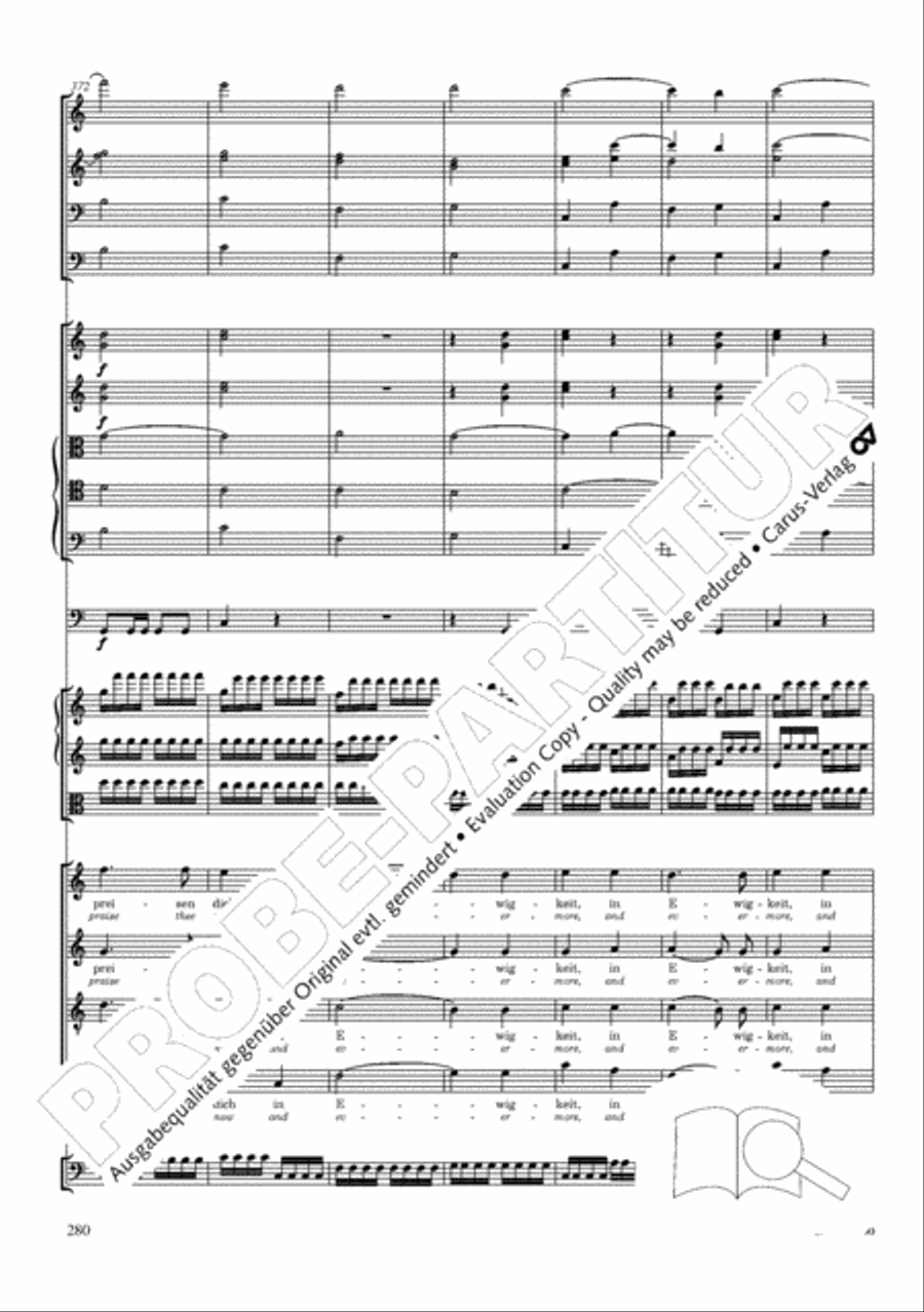 The Creation (Die Schopfung) 4-Part scores gallery preview page 300