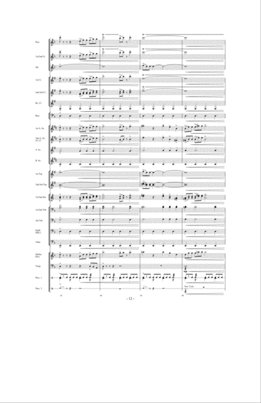 Apollo: Myth and Legend Concert Band scores gallery preview page 11