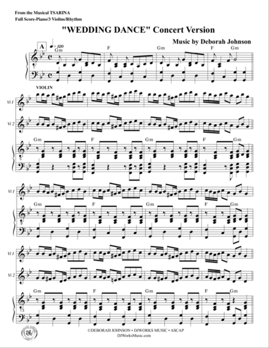Wedding Dance for String Orchestra-Concert Version