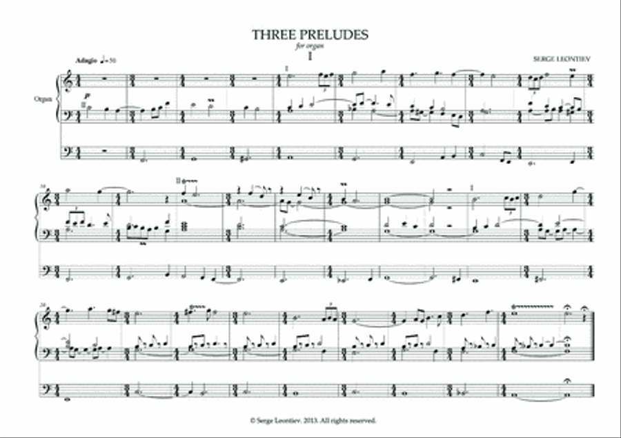 Three Preludes Chamber Music scores gallery preview page 4