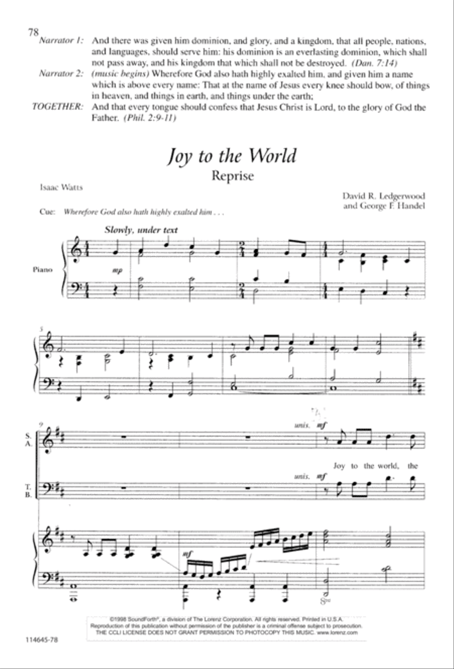 The Newborn King The Newborn King 4-Part scores gallery preview page 86