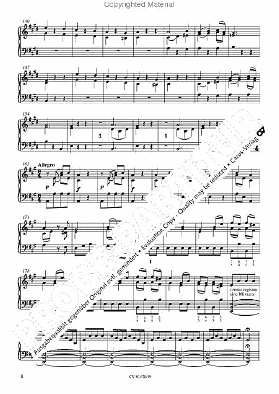 Missa pastoralis bohemica Organ scores gallery preview page 11