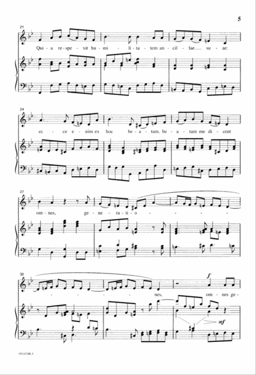 Vivaldi for Treble Voices Unison Choir scores gallery preview page 6