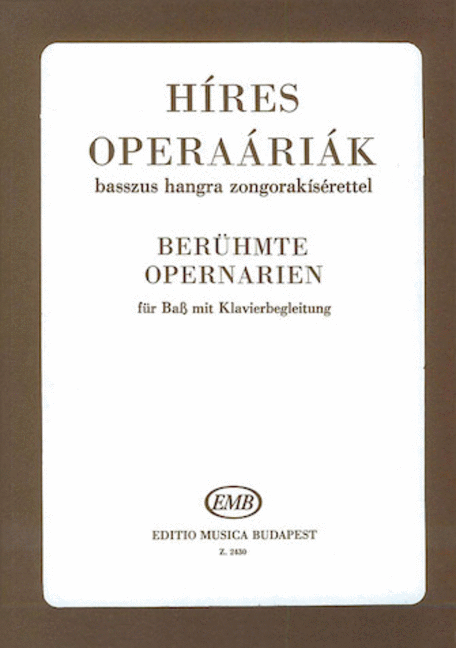 Favourite Opera Arias