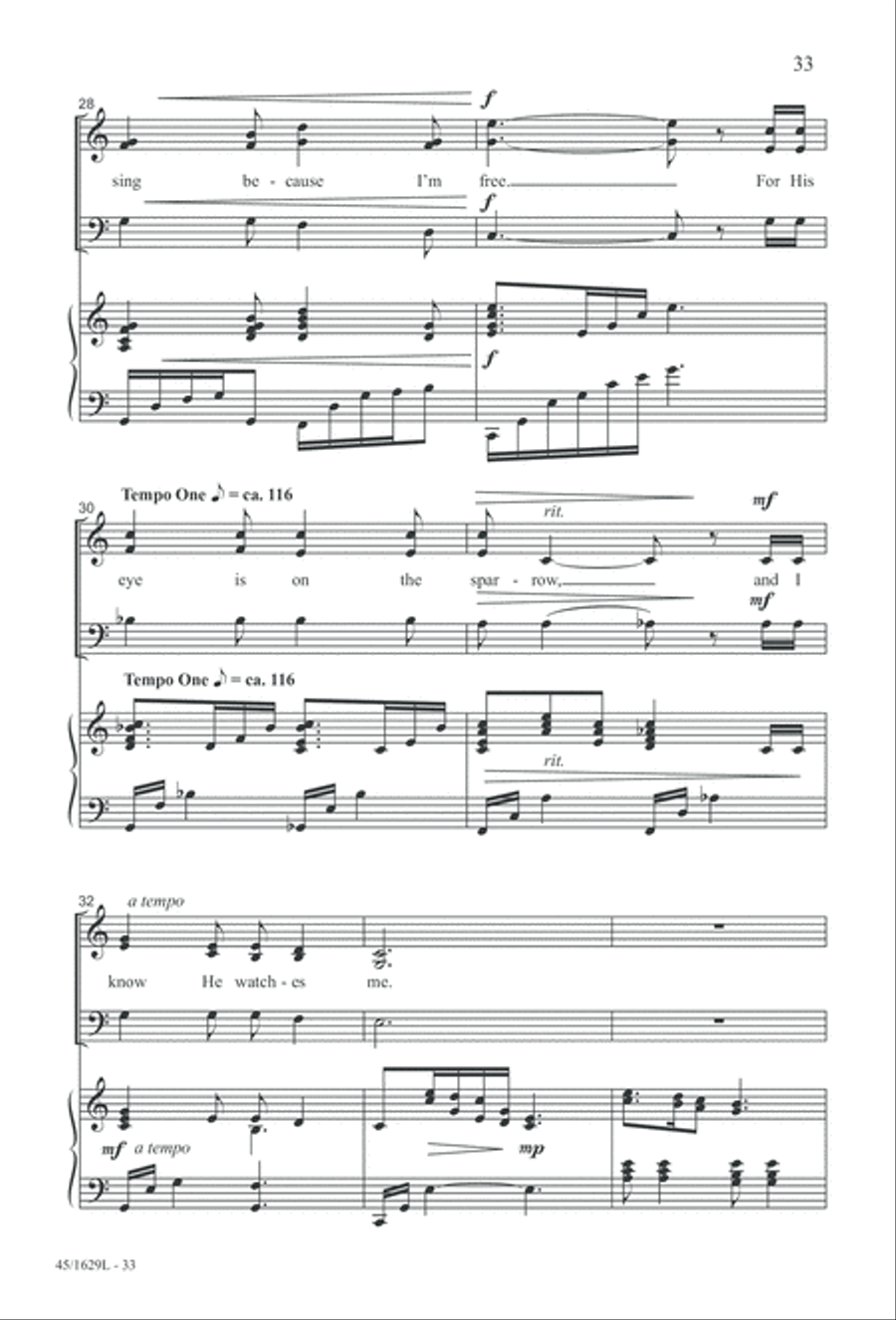 Hymns We Love to Sing, Vol. 2 3-Part scores gallery preview page 33