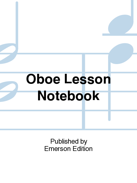 Oboe Lesson Notebook