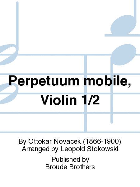 Perpetuum mobile Violin 1/2