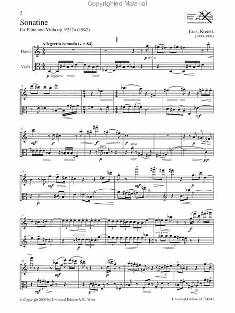 Sonatina Chamber Music scores gallery preview page 2