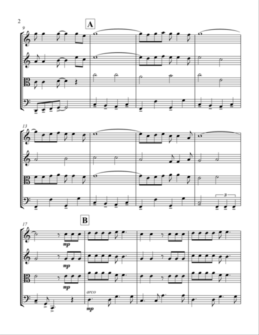 Blue Moon String Quartet scores gallery preview page 2