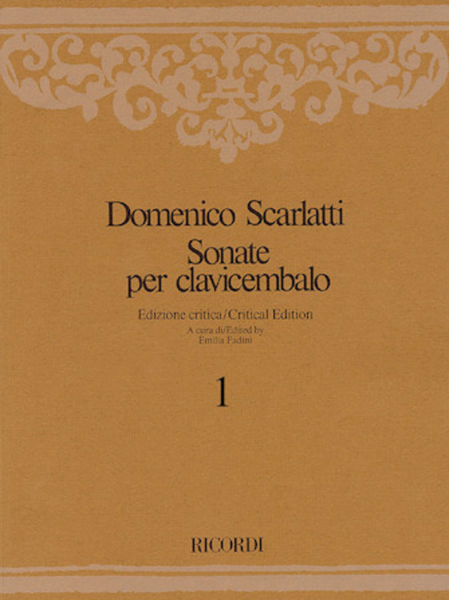 Sonate per Clavicembalo Volume 3 Critical Edition Harpsichord scores gallery preview page 1