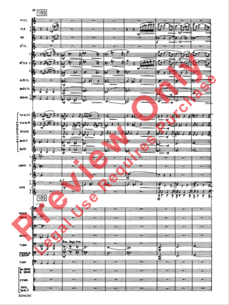 Fantasia for Band Concert Band scores gallery preview page 23