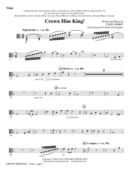 Crown Him King! - Viola