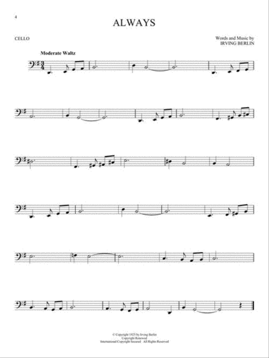 101 Most Beautiful Songs 101 Most Beautiful Songs Cello scores gallery preview page 5
