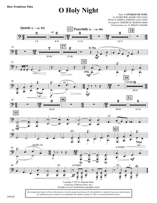 O Holy Night (from Carols For Choir And Congregation) - Bass Trombone/Tuba