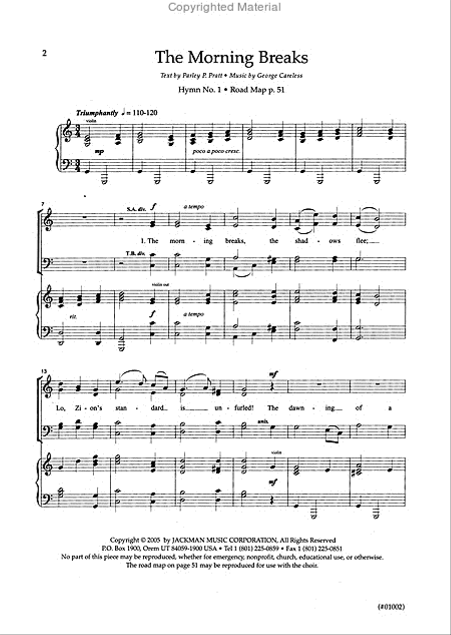 Hymnplicity Ward Choir - Book 6 4-Part scores gallery preview page 2