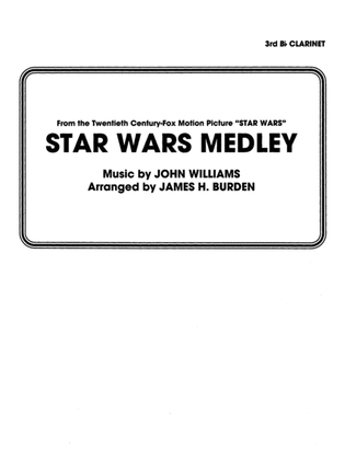 Book cover for Star Wars Medley: 3rd B-flat Clarinet