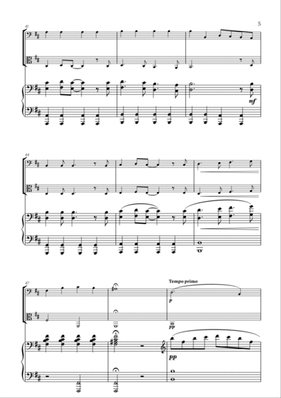Mary, Did You Know? Mary, Did You Know? String Duet scores gallery preview page 5