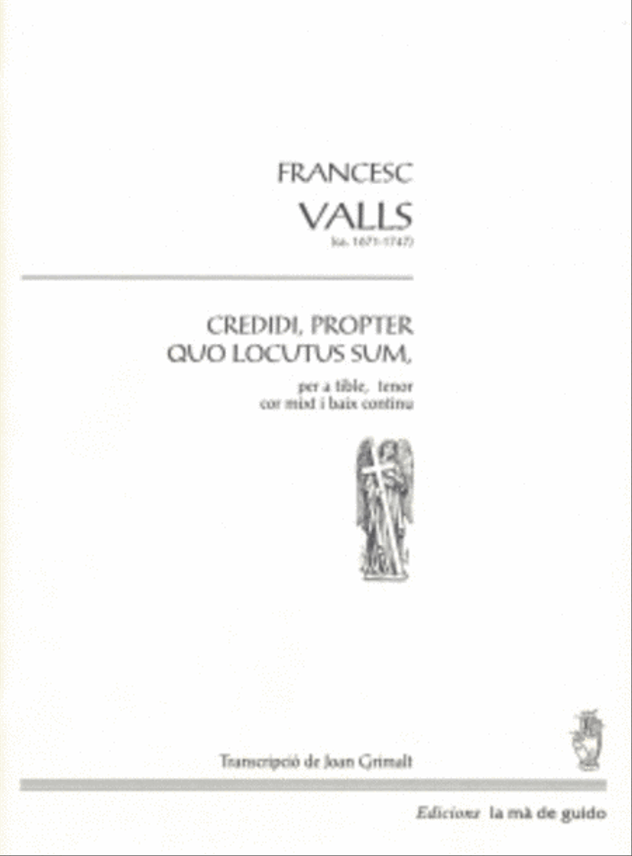 Credidi, propter quo locutus Choir scores gallery preview page 1