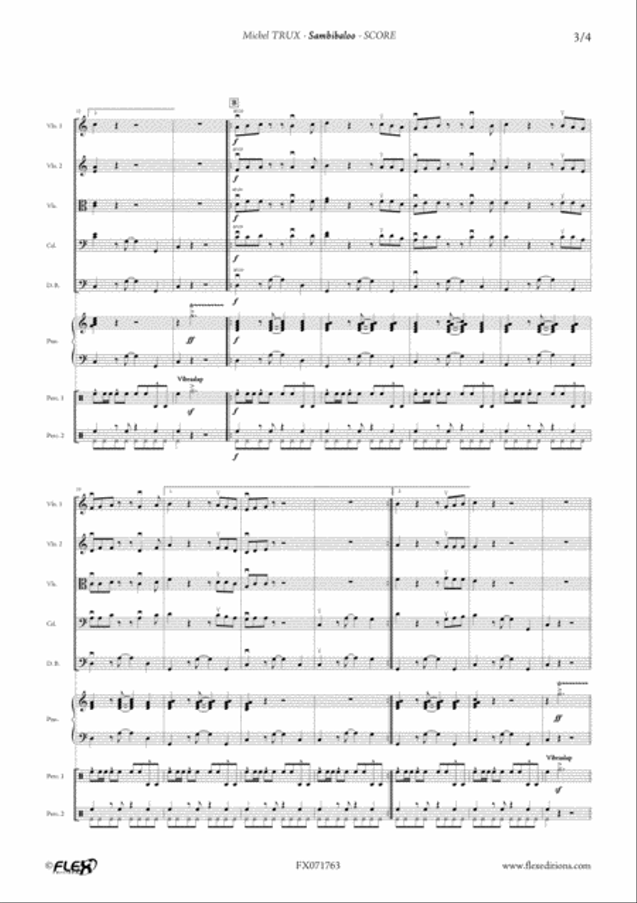 Sambibaloo String Orchestra scores gallery preview page 3