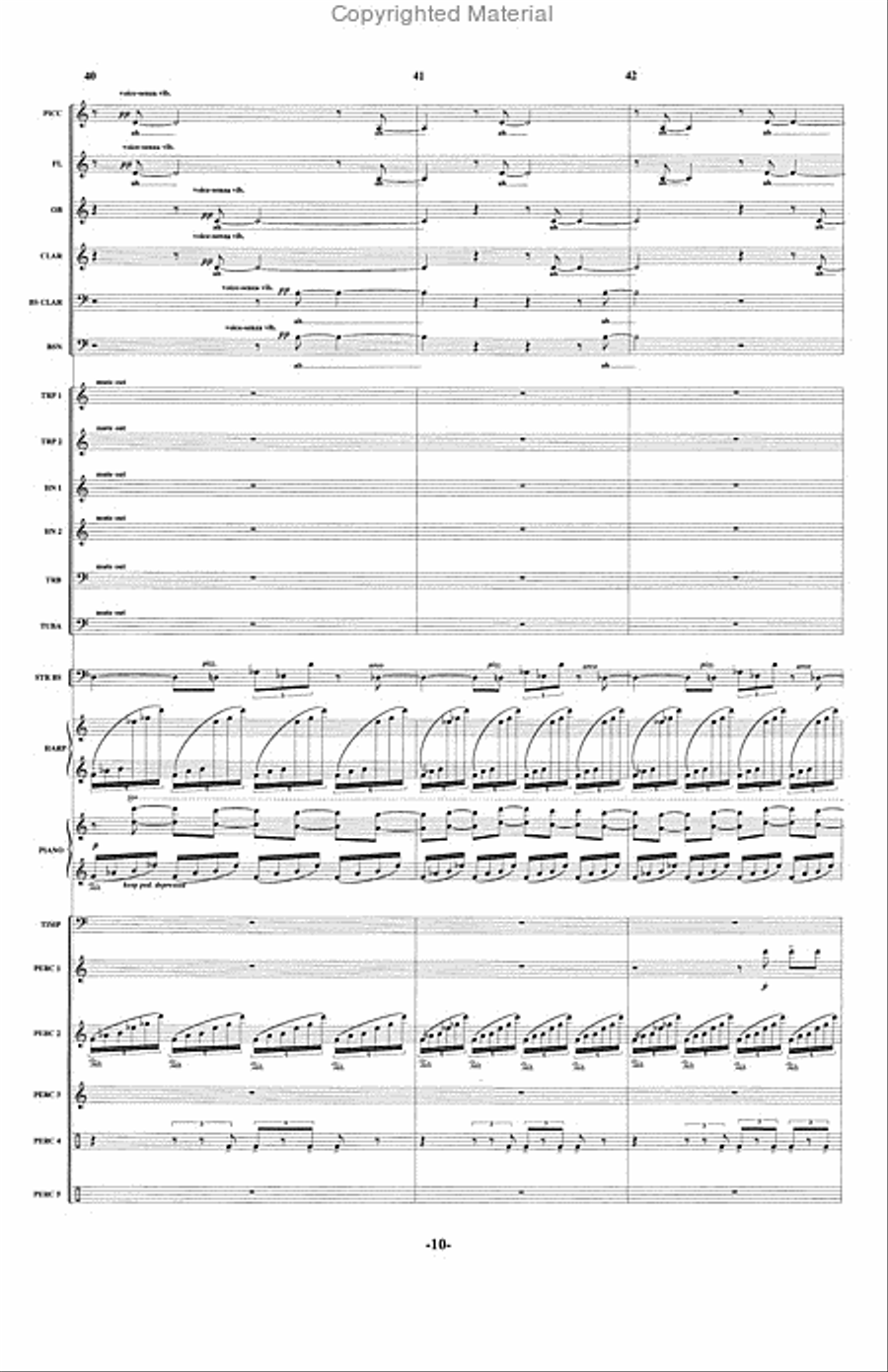Waking Angels Concert Band scores gallery preview page 11