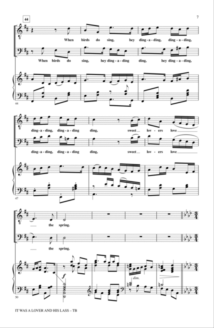 It Was A Lover And His Lass TB scores gallery preview page 5
