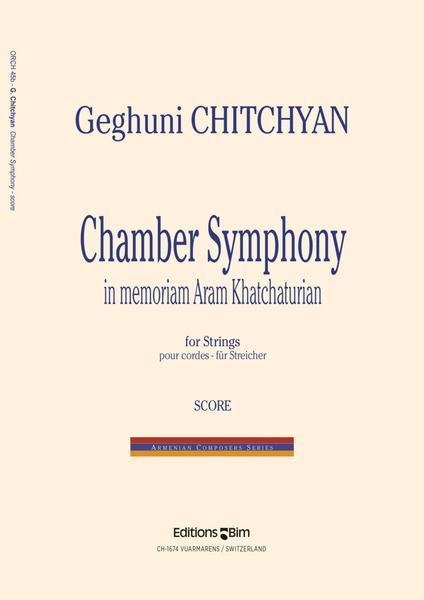 Chamber Symphony in memoriam Aram Khachaturian