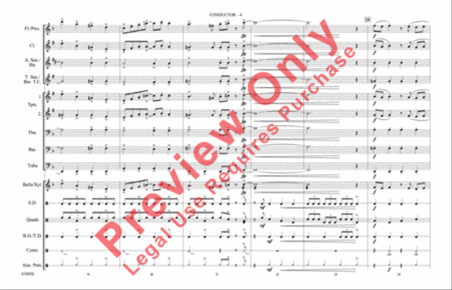 Happy Together Marching Band scores gallery preview page 5
