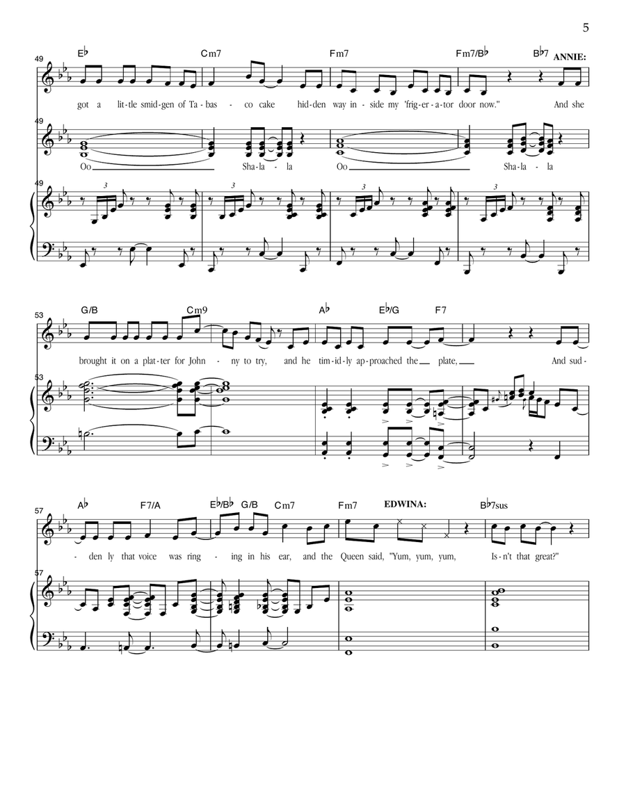 Say No Thank You Voice scores gallery preview page 5