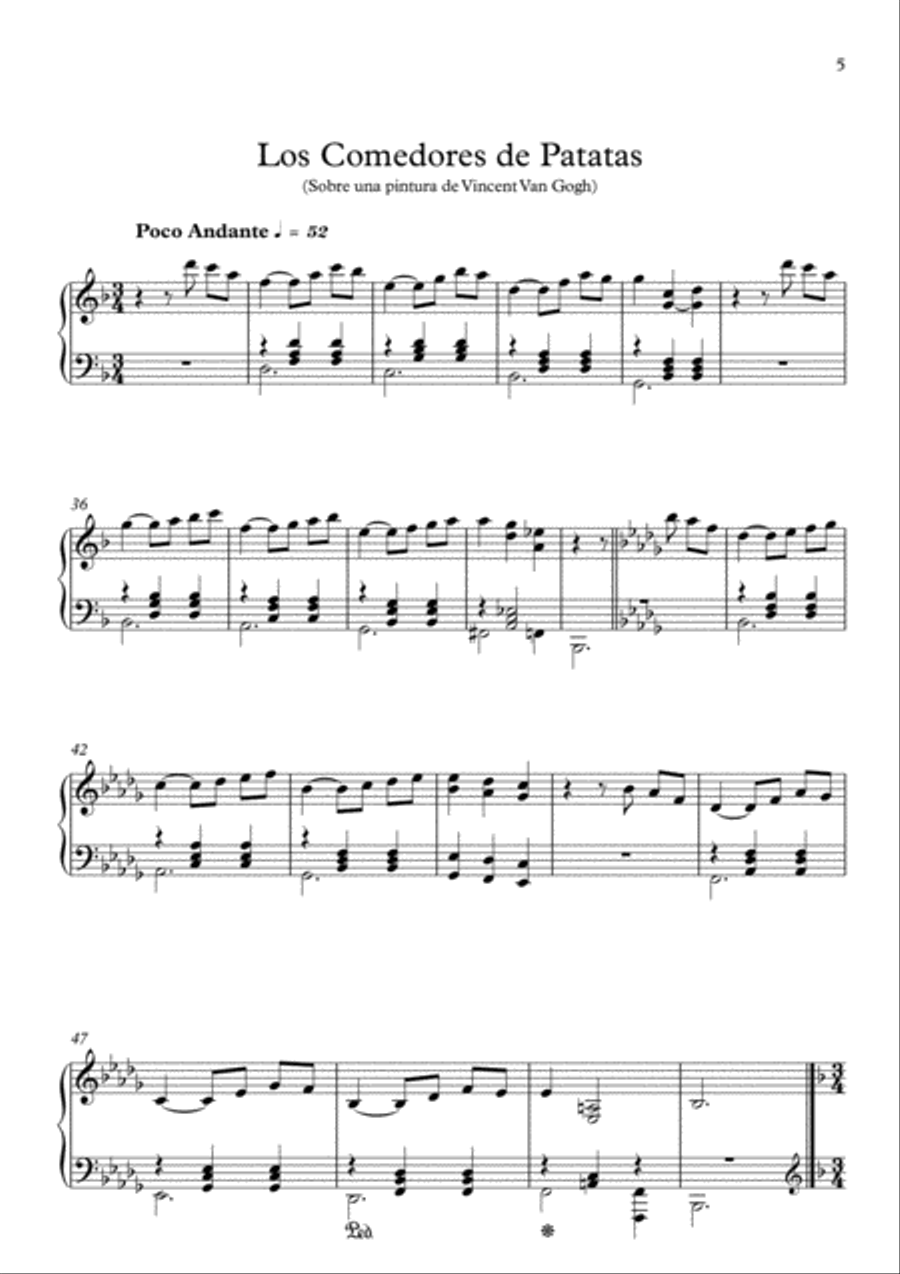 Suite para los Jóvenes Suite para los Jóvenes Easy Piano scores gallery preview page 5