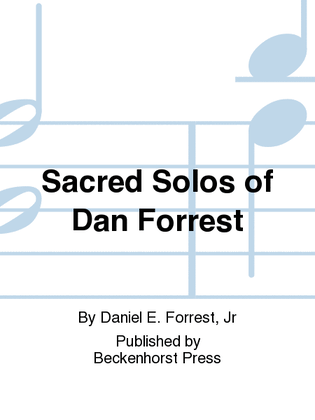 Book cover for Sacred Solos of Dan Forrest