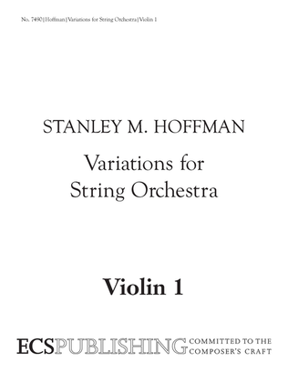 Variations for String Orchestra (String Parts)
